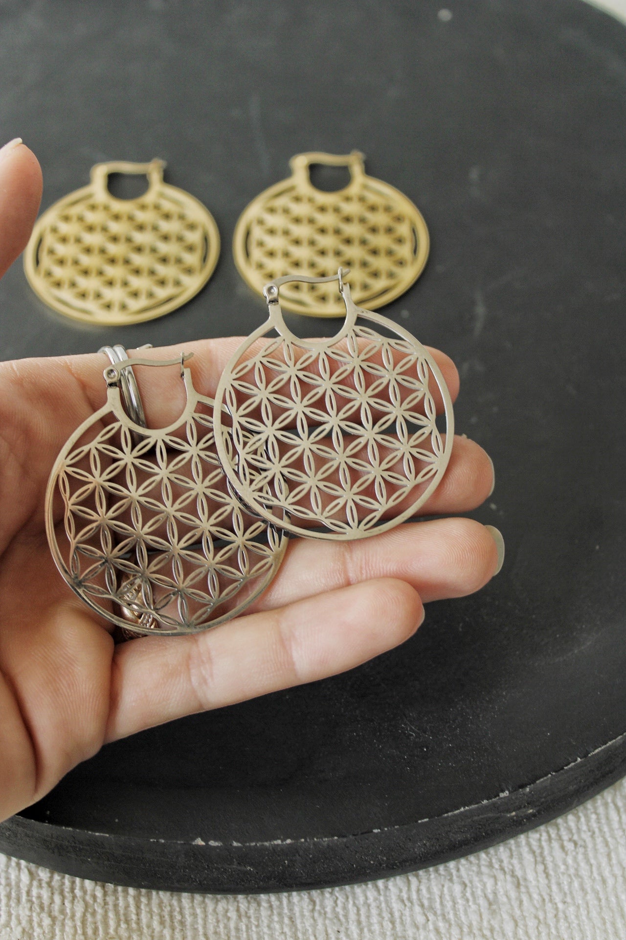 Boucles « Life flower »