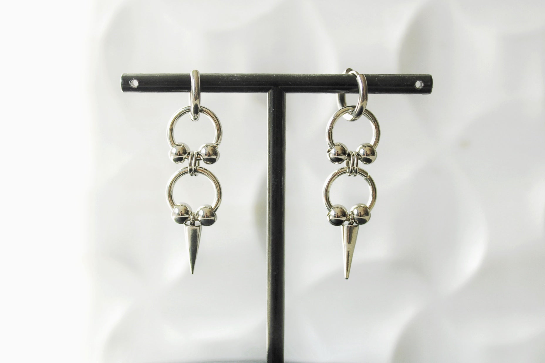Boucles d’oreilles « industrial style »