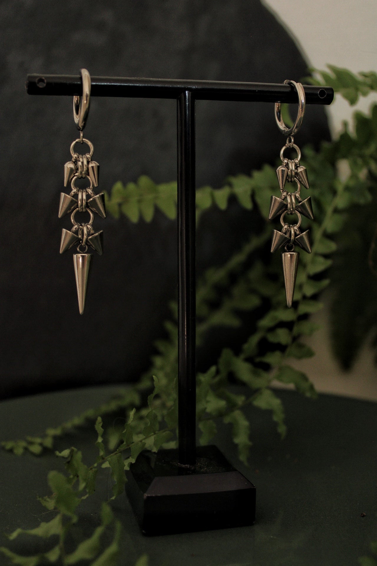 Boucles d’oreilles « spike tribu »