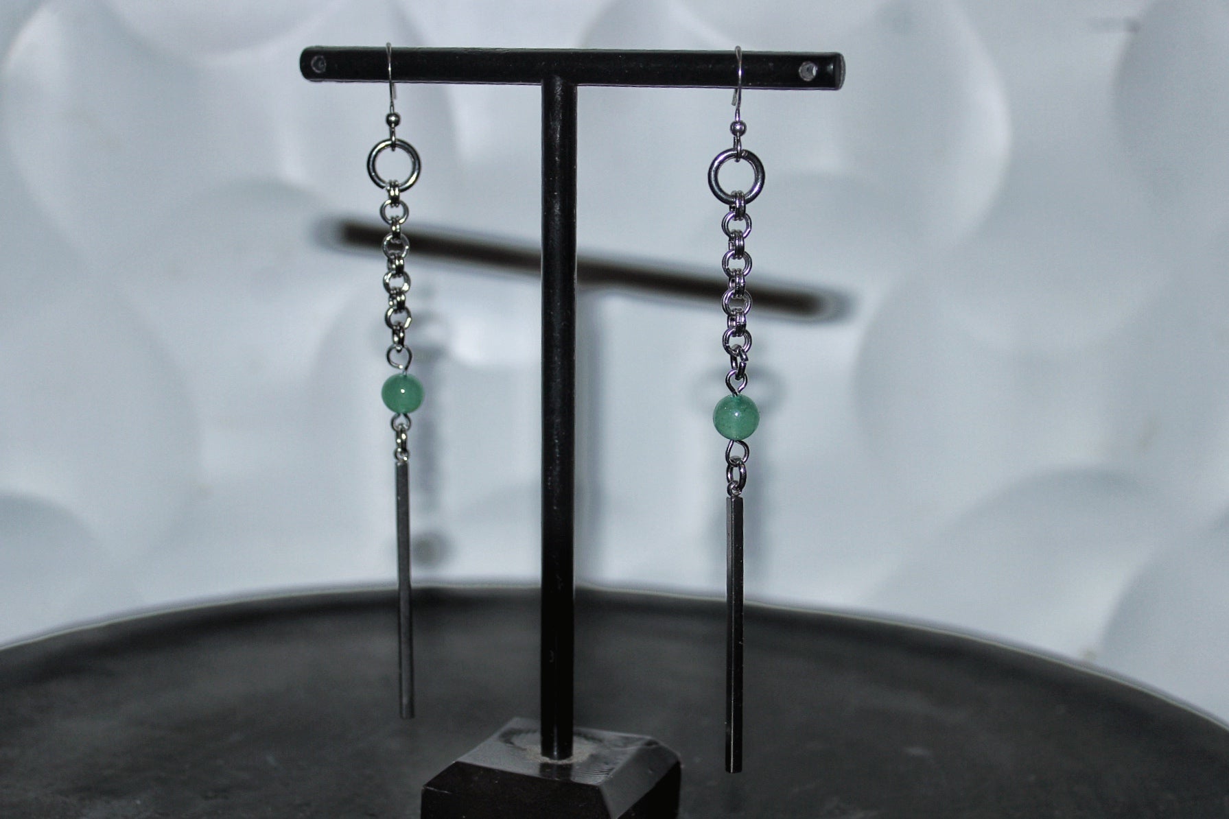 Boucles d’oreilles « jade »