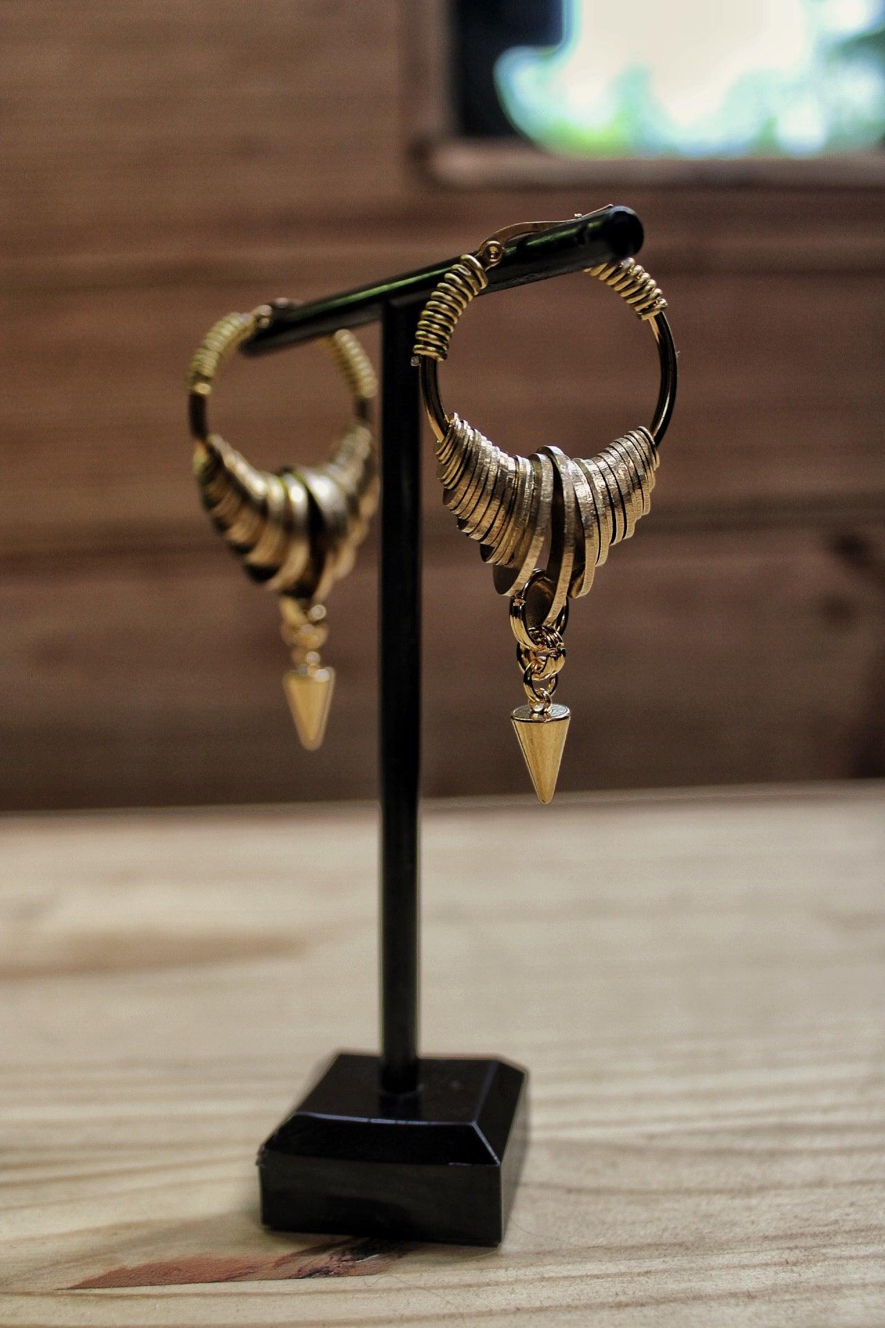 Boucles d'oreilles industrials