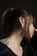 Boucles d'oreilles « Era » dorées