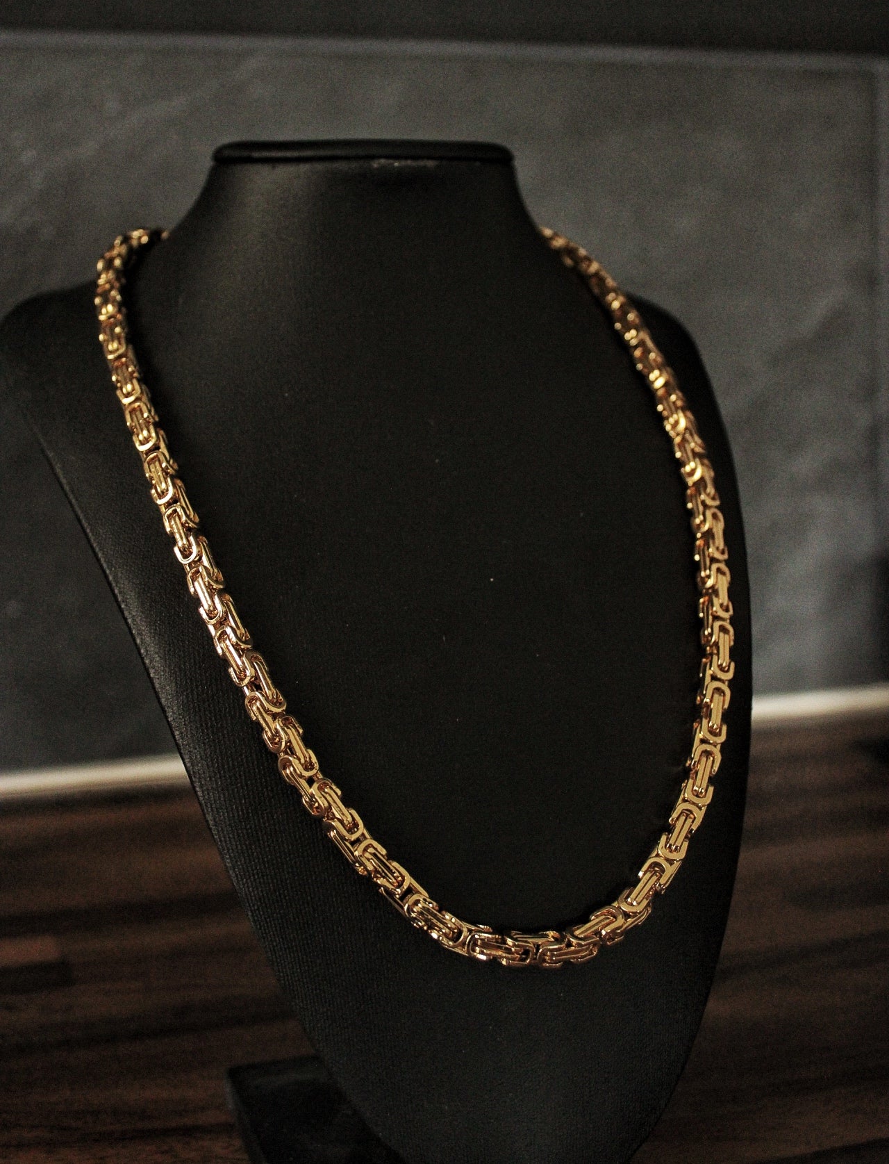 Collier byzantin plat