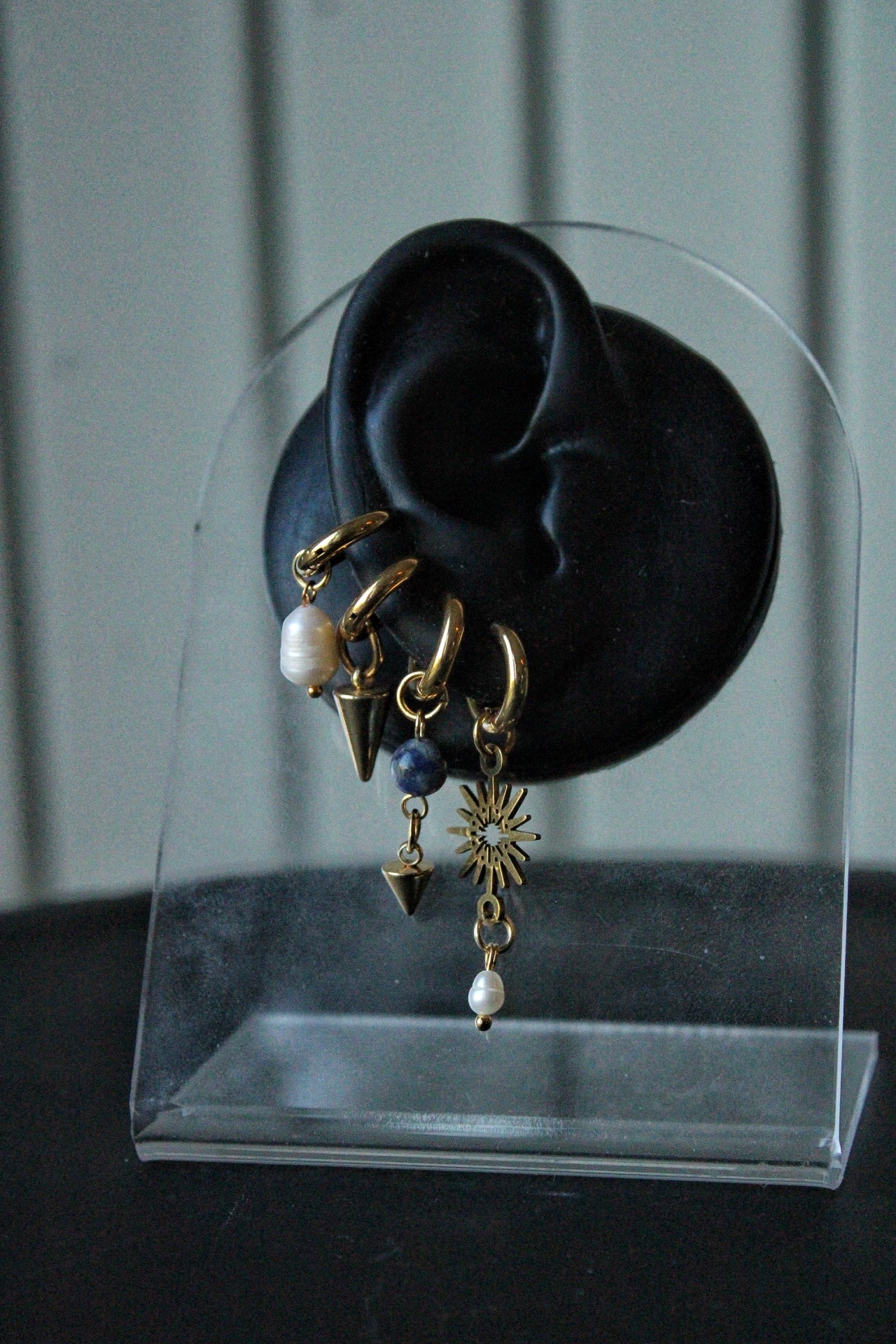 Ear stack complet « Sunny » ( 2 paires + 3 monos )