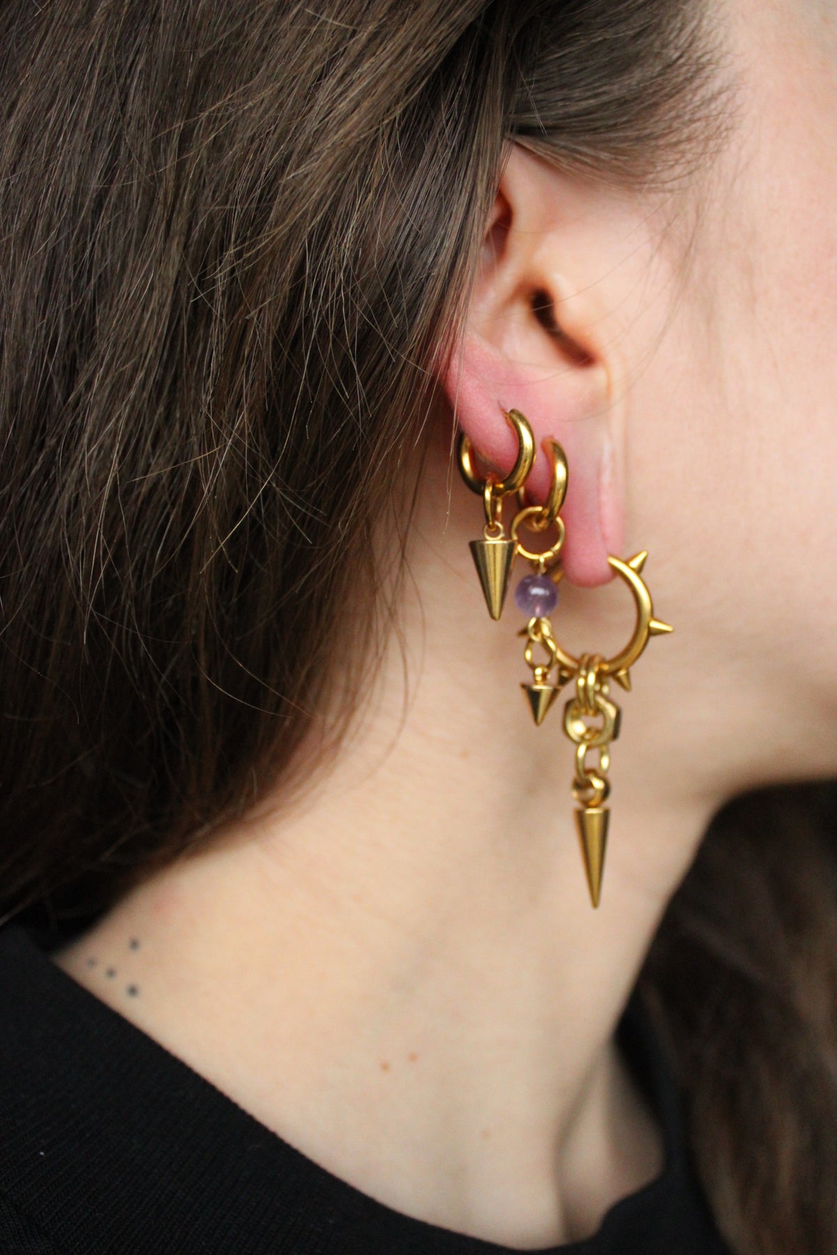 Boucles d’oreilles « Donjon »