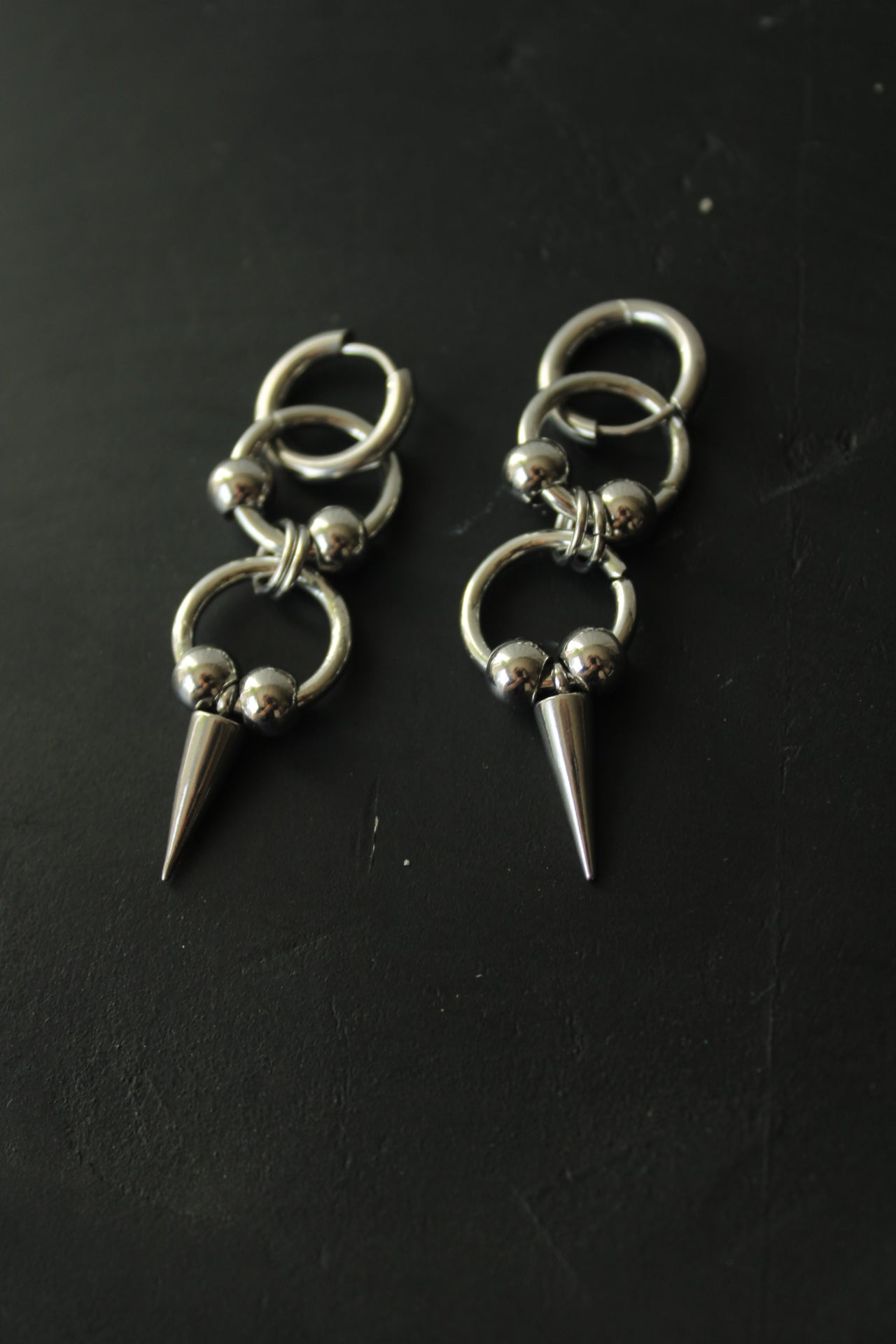 Boucles d’oreilles « industrial style »