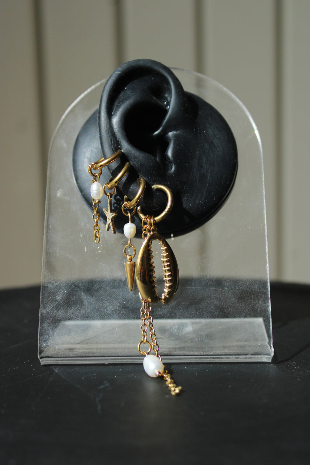 Ear stack « plage » ( 1 paire + 3 monos )