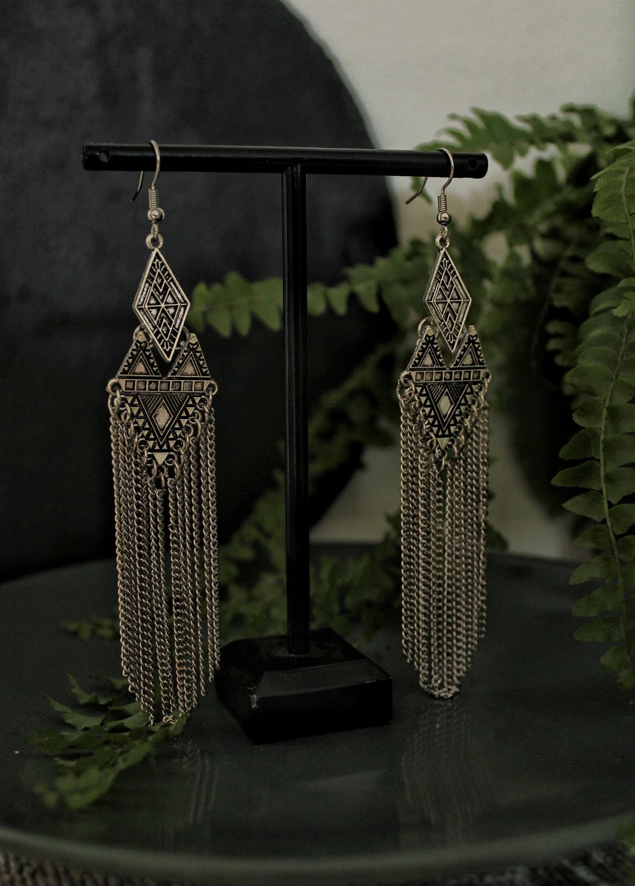 Tribalchain earrings