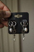 Double paires de boucles d’oreilles « sunny »