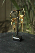 Boucles d'oreilles « Era » dorées