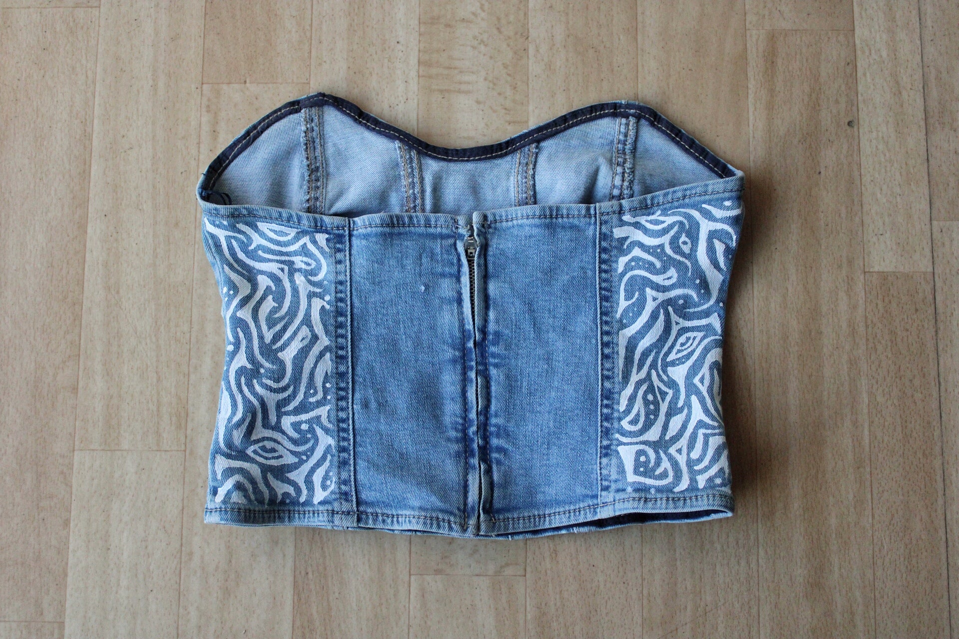 Corset en jean
