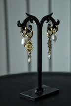 Double paires de boucles d’oreilles « sunny »