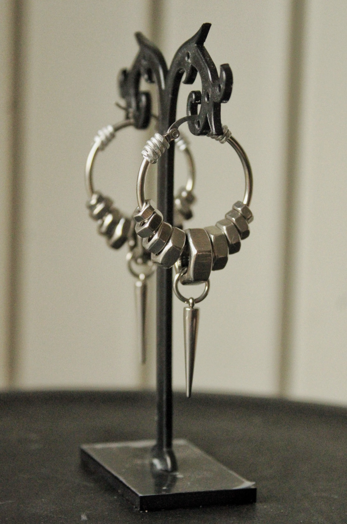 Boucles d’oreilles « tuercas »