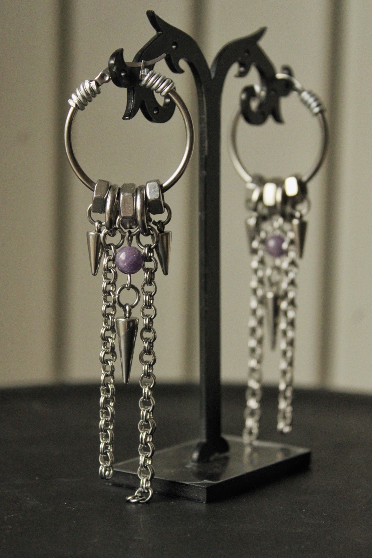 Boucles d'oreilles « Era » argentées