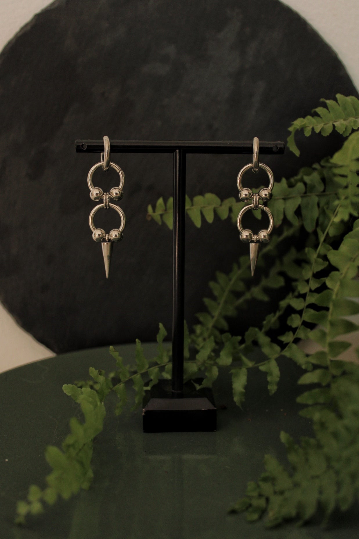 Boucles d’oreilles « industrial style »