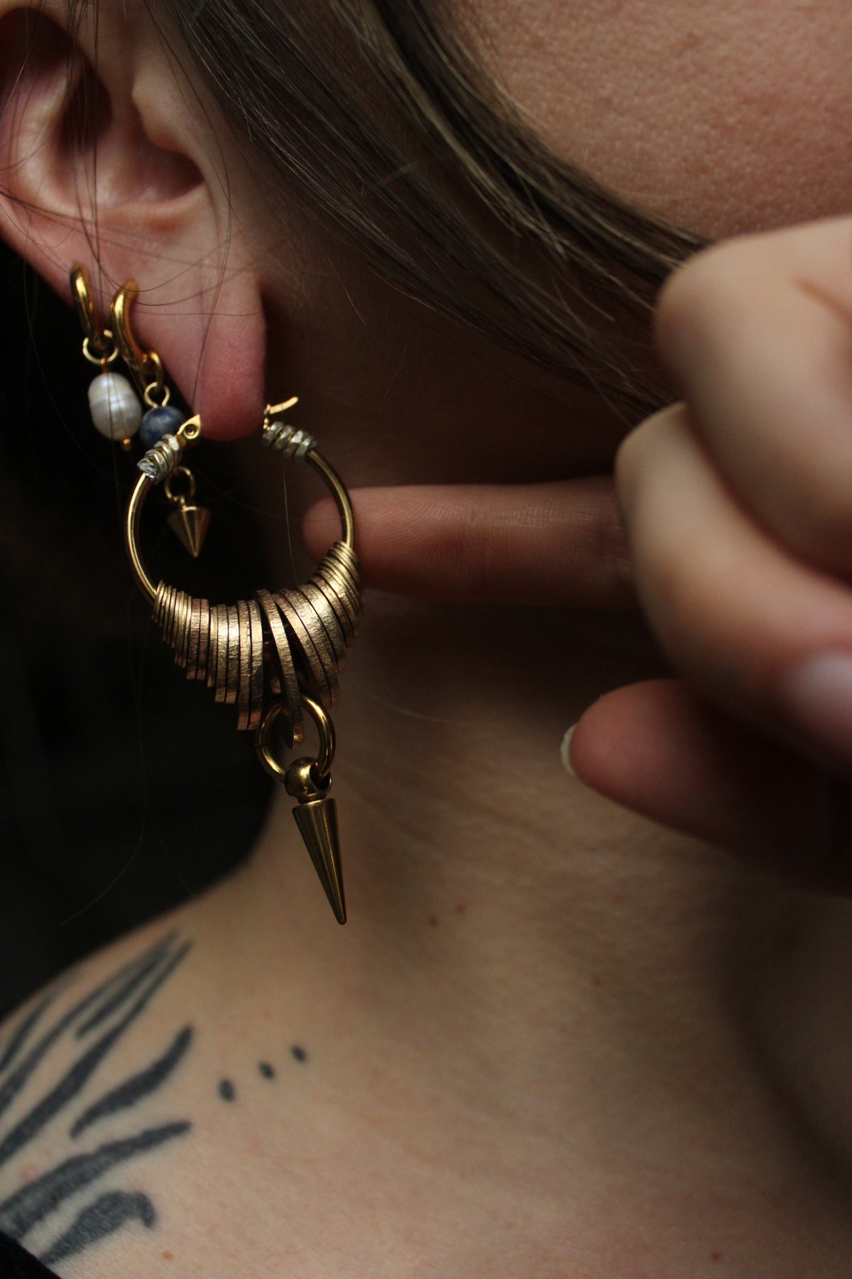 Boucles d'oreilles "Industrials"