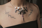 Collier « fleur mécanique »