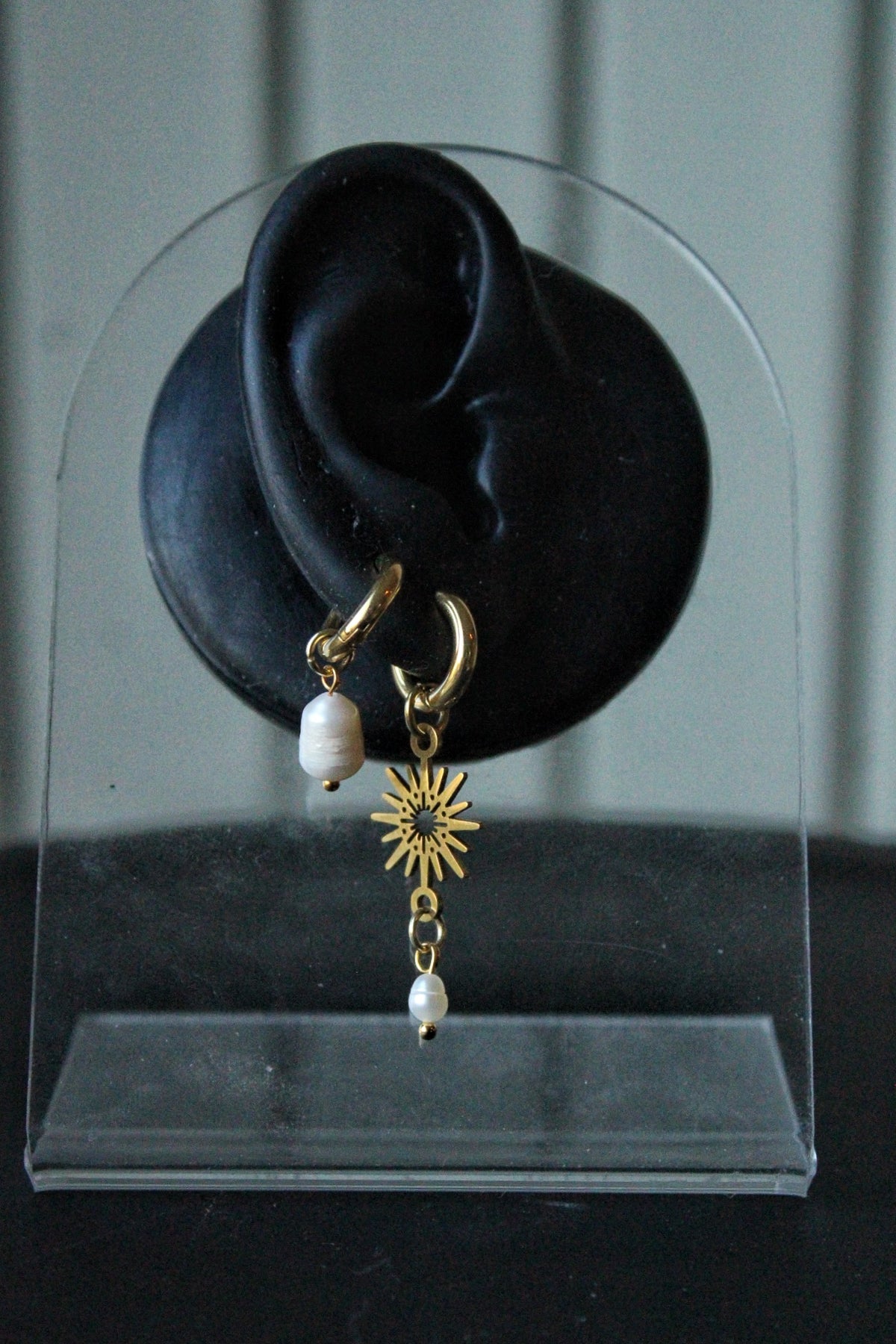 Ear stack complet « Sunny » doré ( 2 paires + 3 monos )
