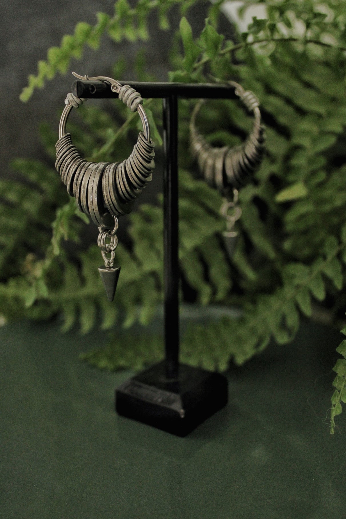 Boucles d'oreilles industrials