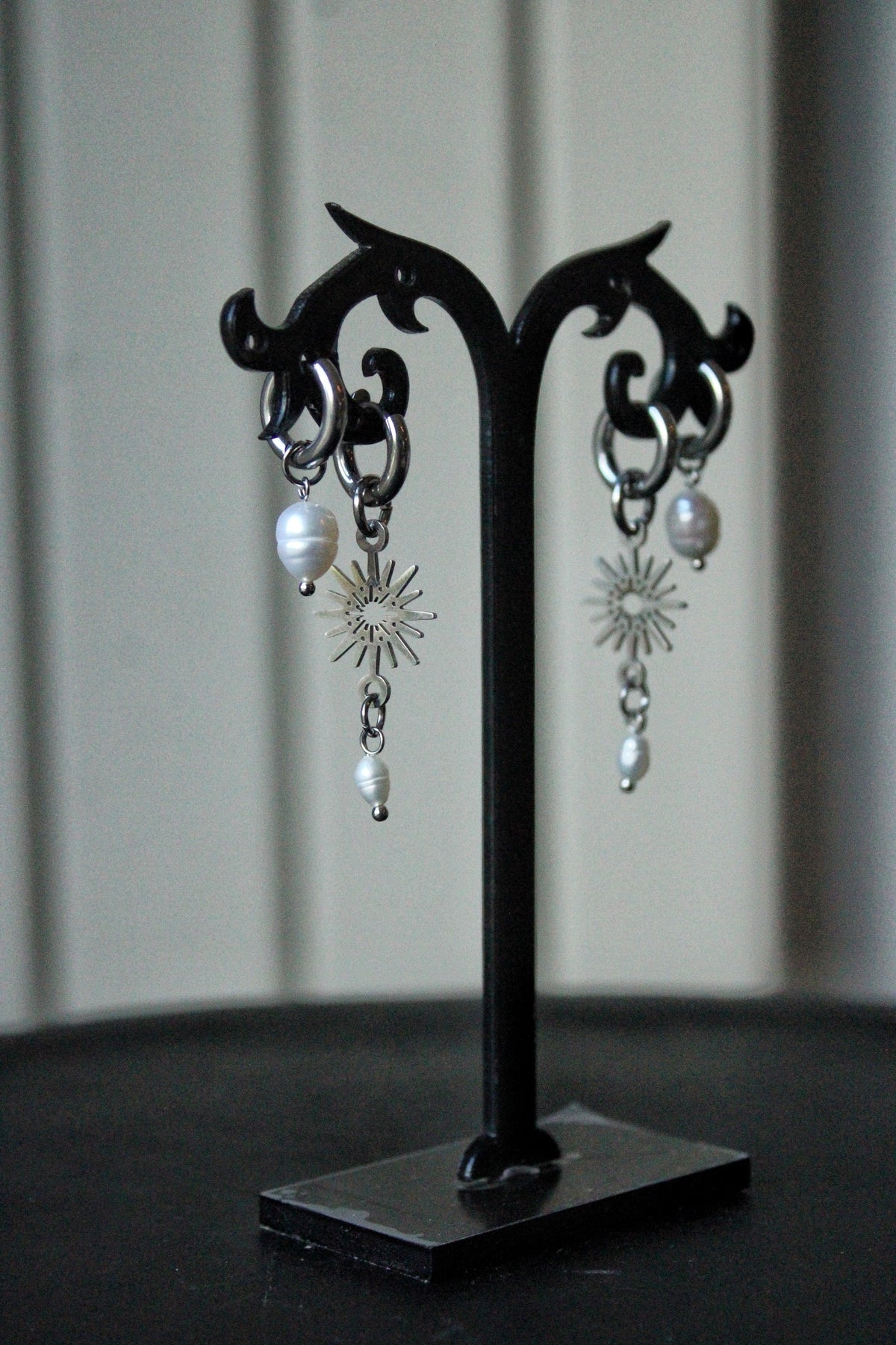 Double paires de boucles d’oreilles « sunny »