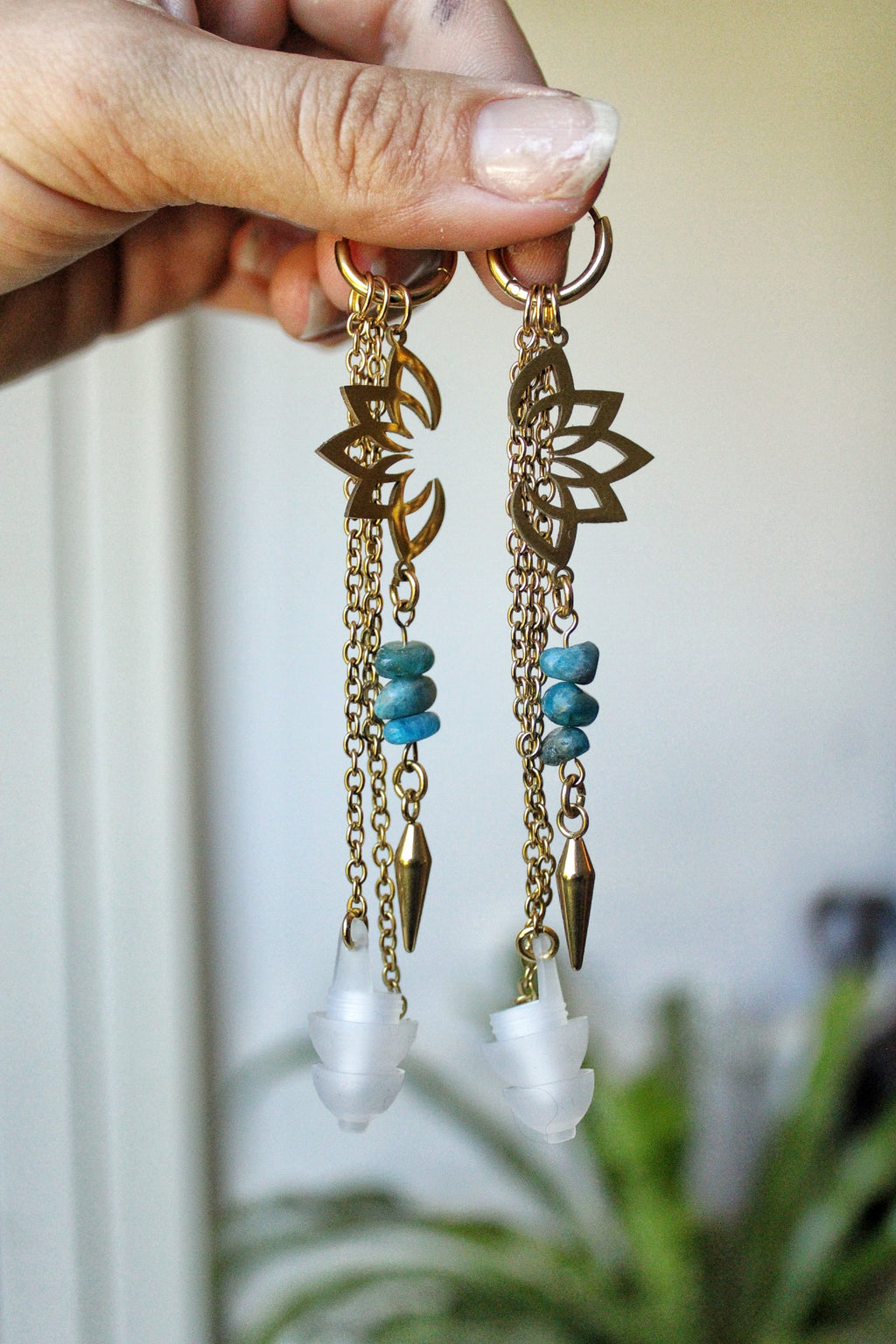 Bouchons d'oreilles ornementés Lotus