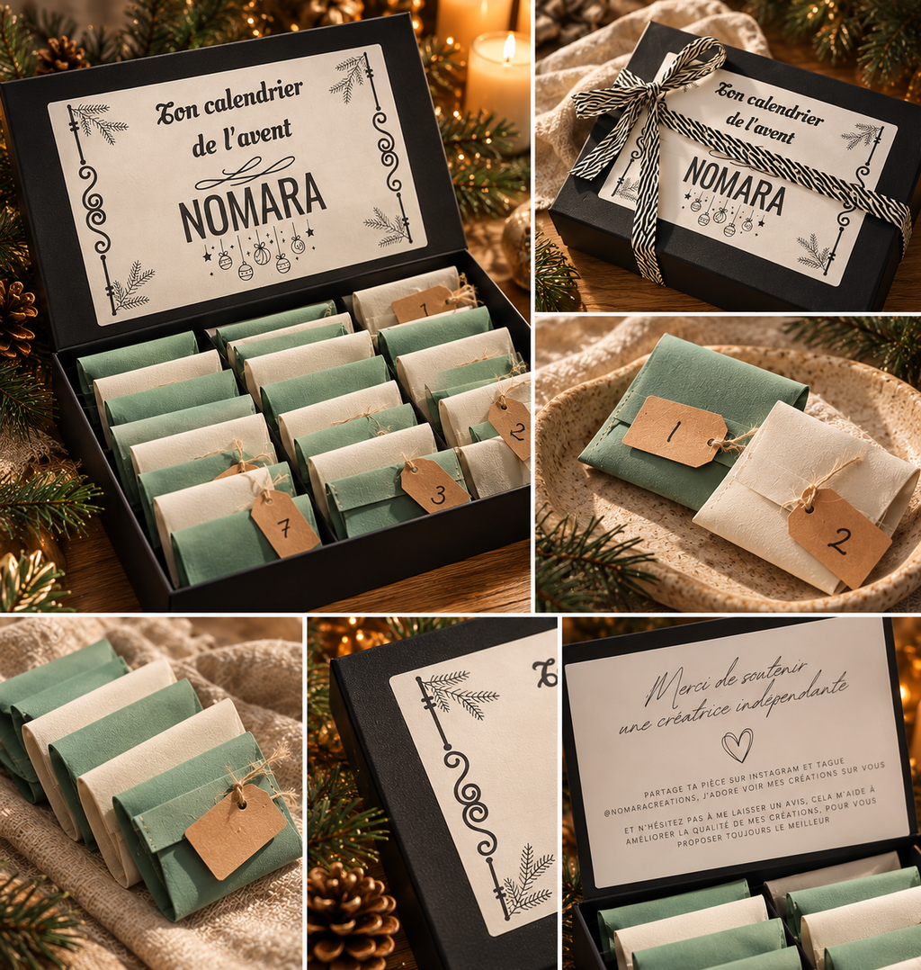 Calendrier de l'avent mix bijoux Nomara