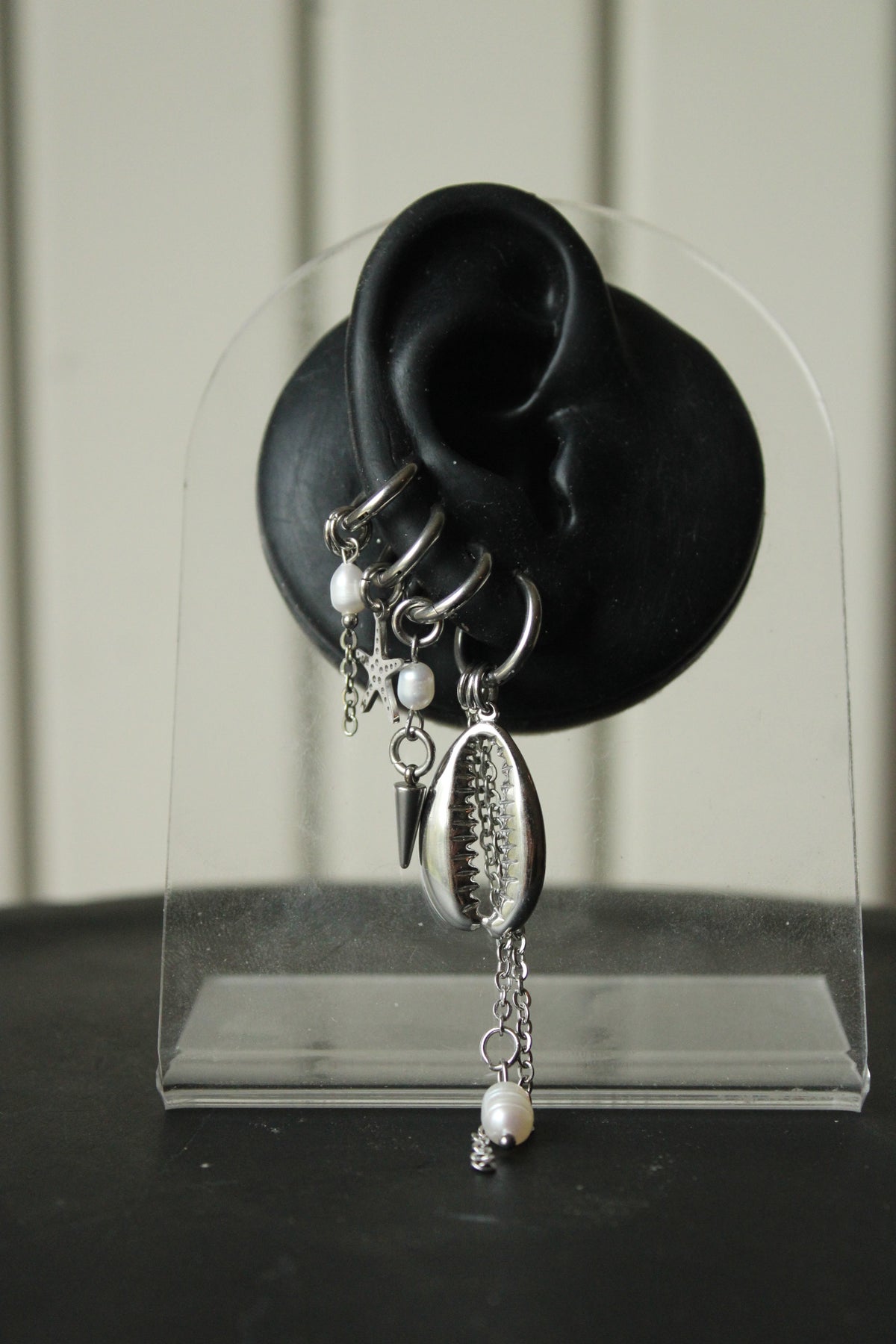 Ear stack « plage » ( 1 paire + 3 monos )
