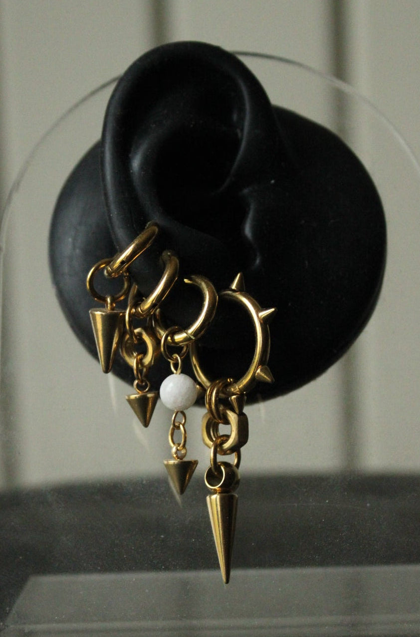 Ear stack complet donjon ( 1 paire + 3 monos )
