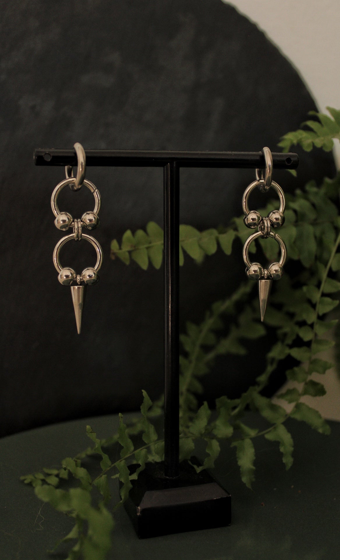 Boucles d’oreilles « industrial style »