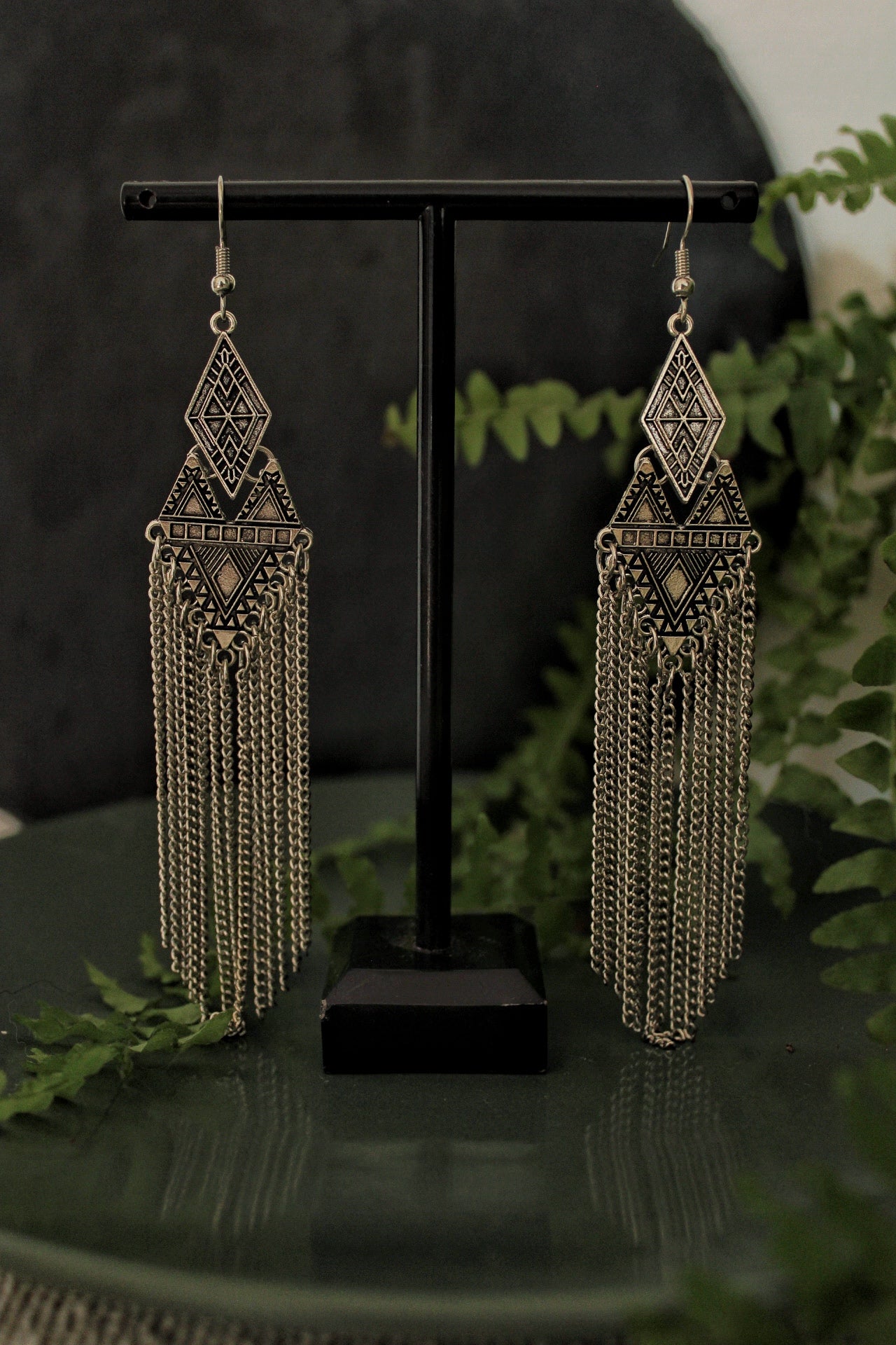 Tribalchain earrings