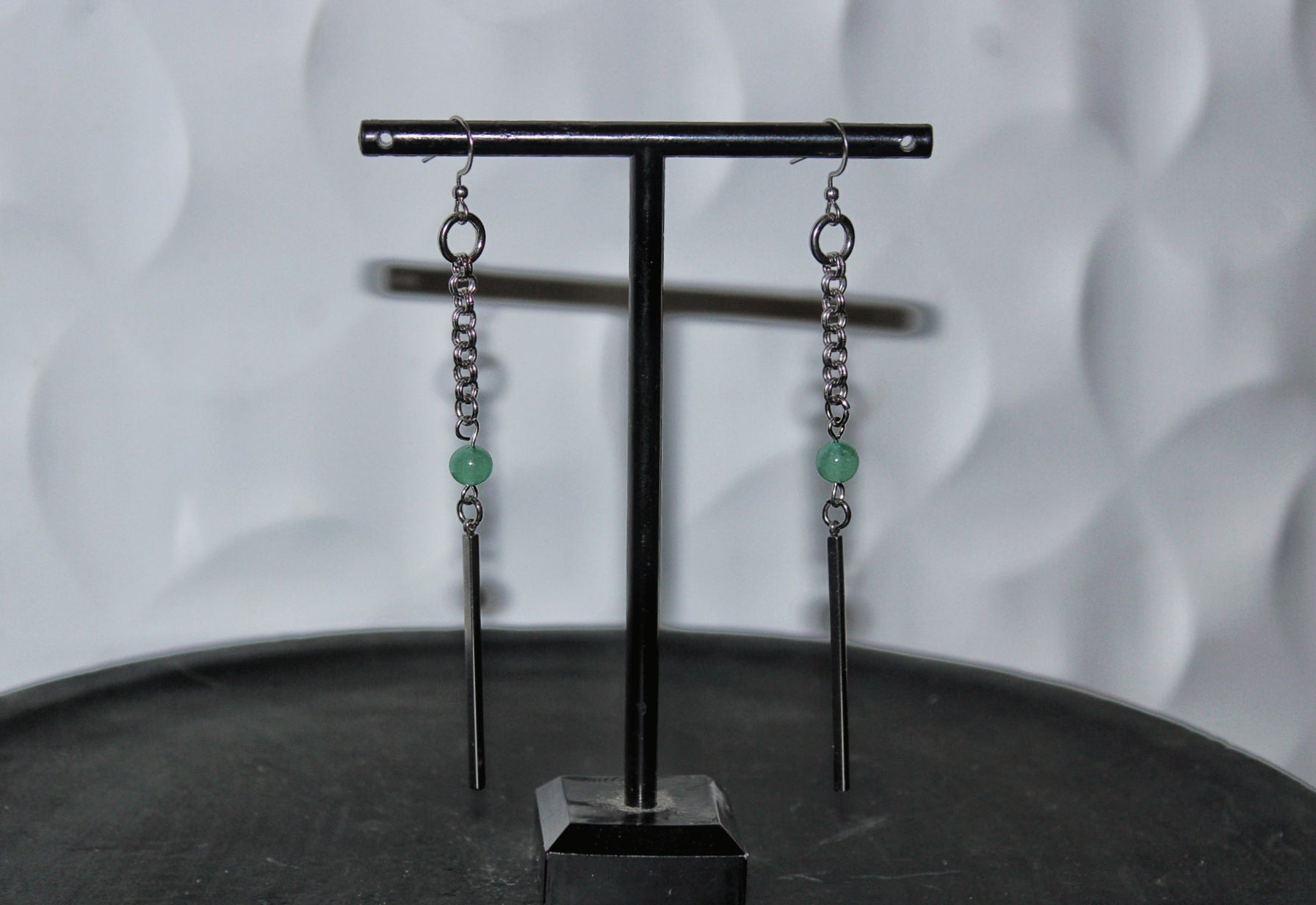 Boucles d’oreilles « jade »