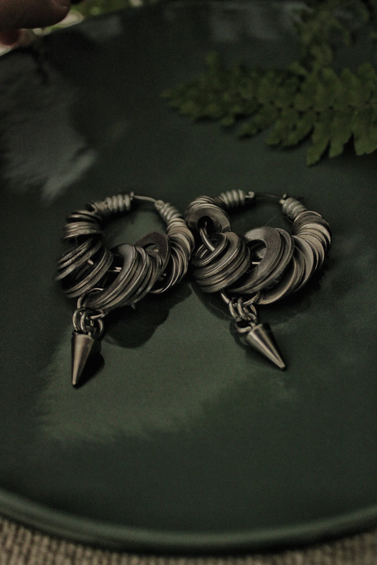Boucles d'oreilles industrials