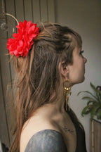 Boucles d'oreilles « Era » dorées