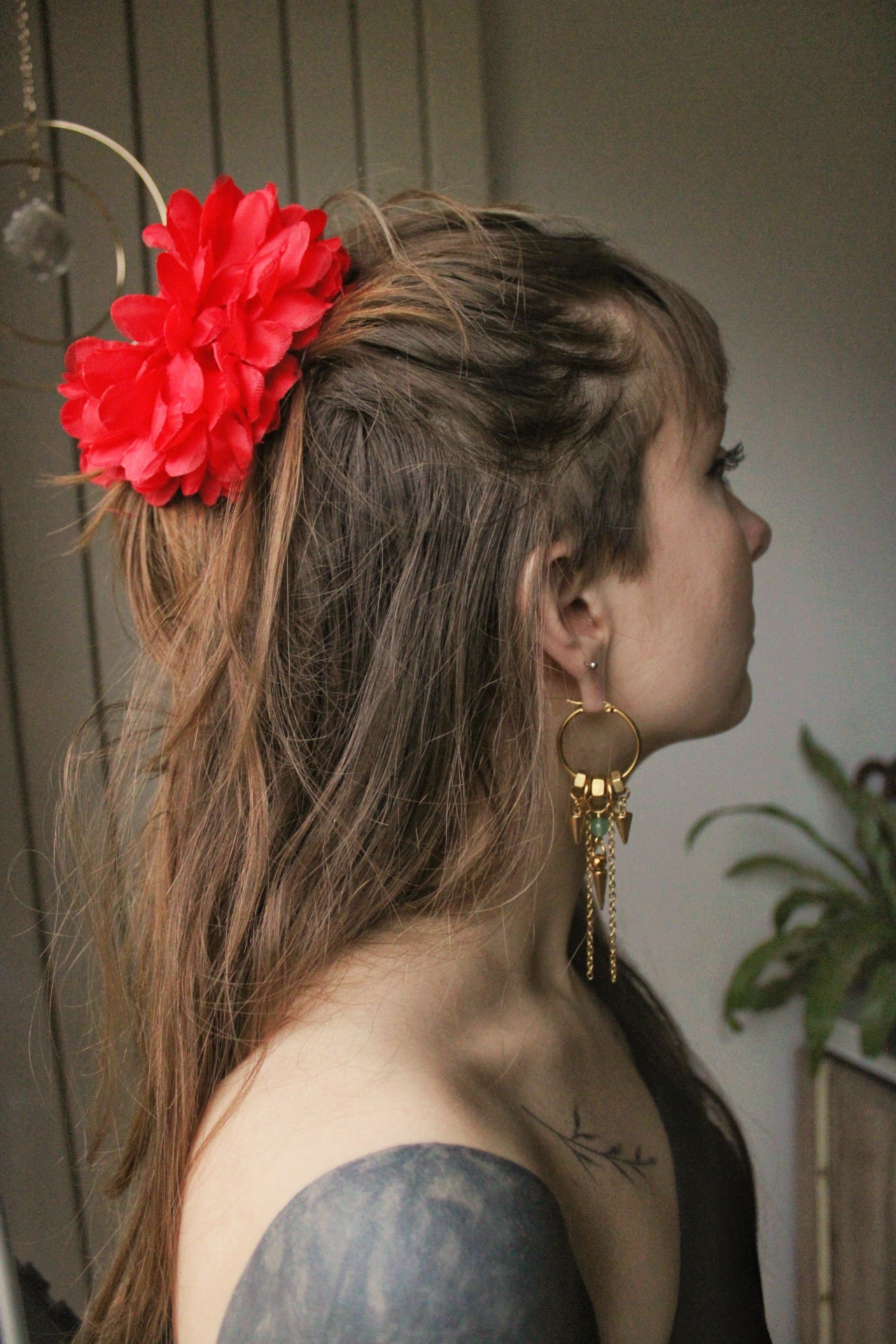 Boucles d'oreilles « Era » dorées