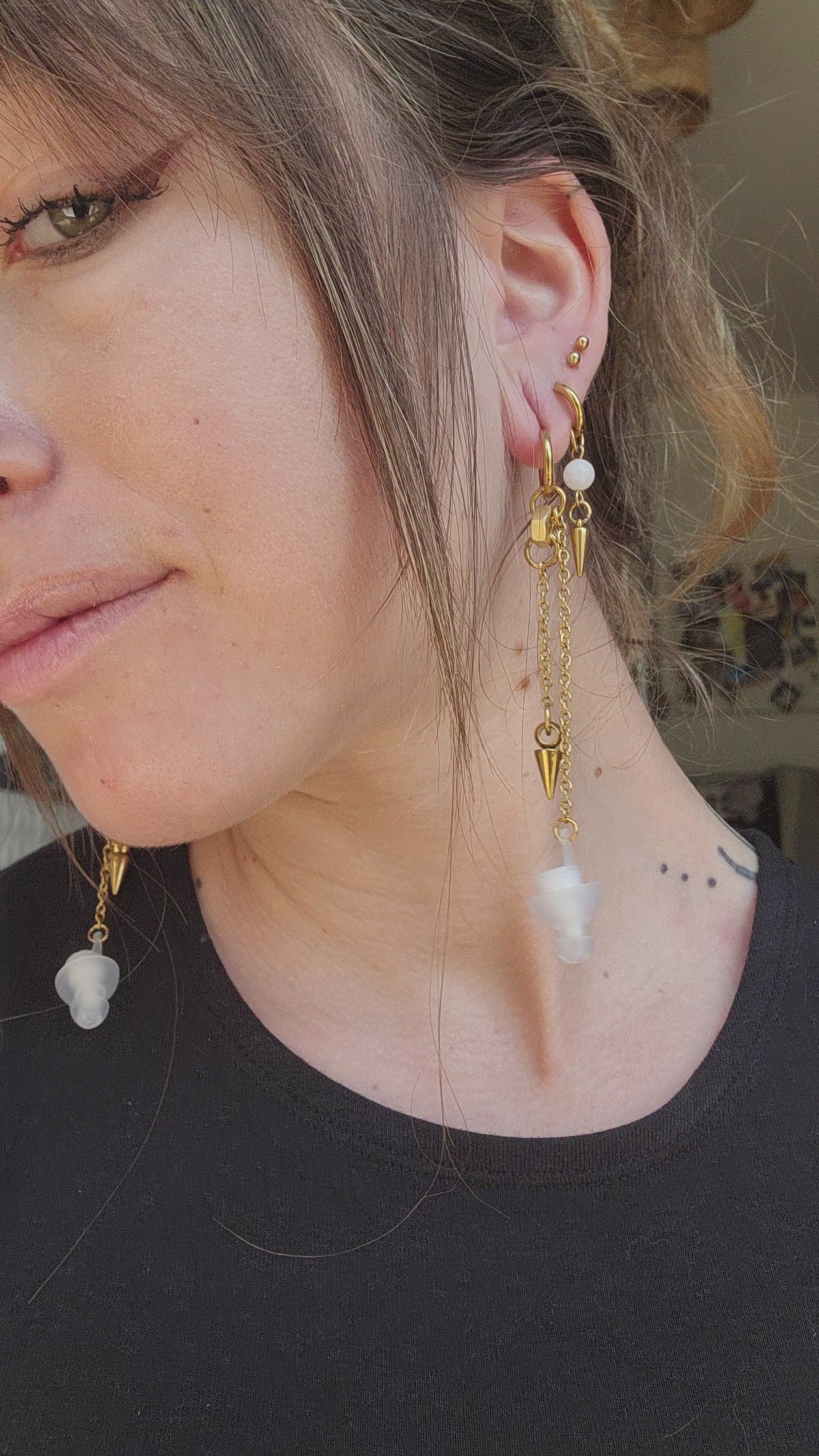 Bouchons d'oreilles ornementés Lotus