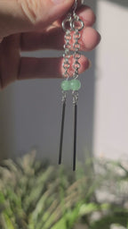 Boucles d’oreilles « Jade »