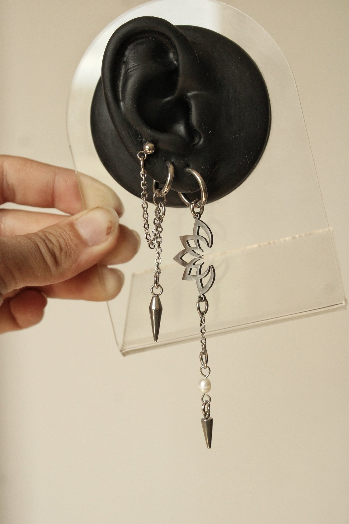 Ear stack "flower" ( 1 paire + 2 monos )