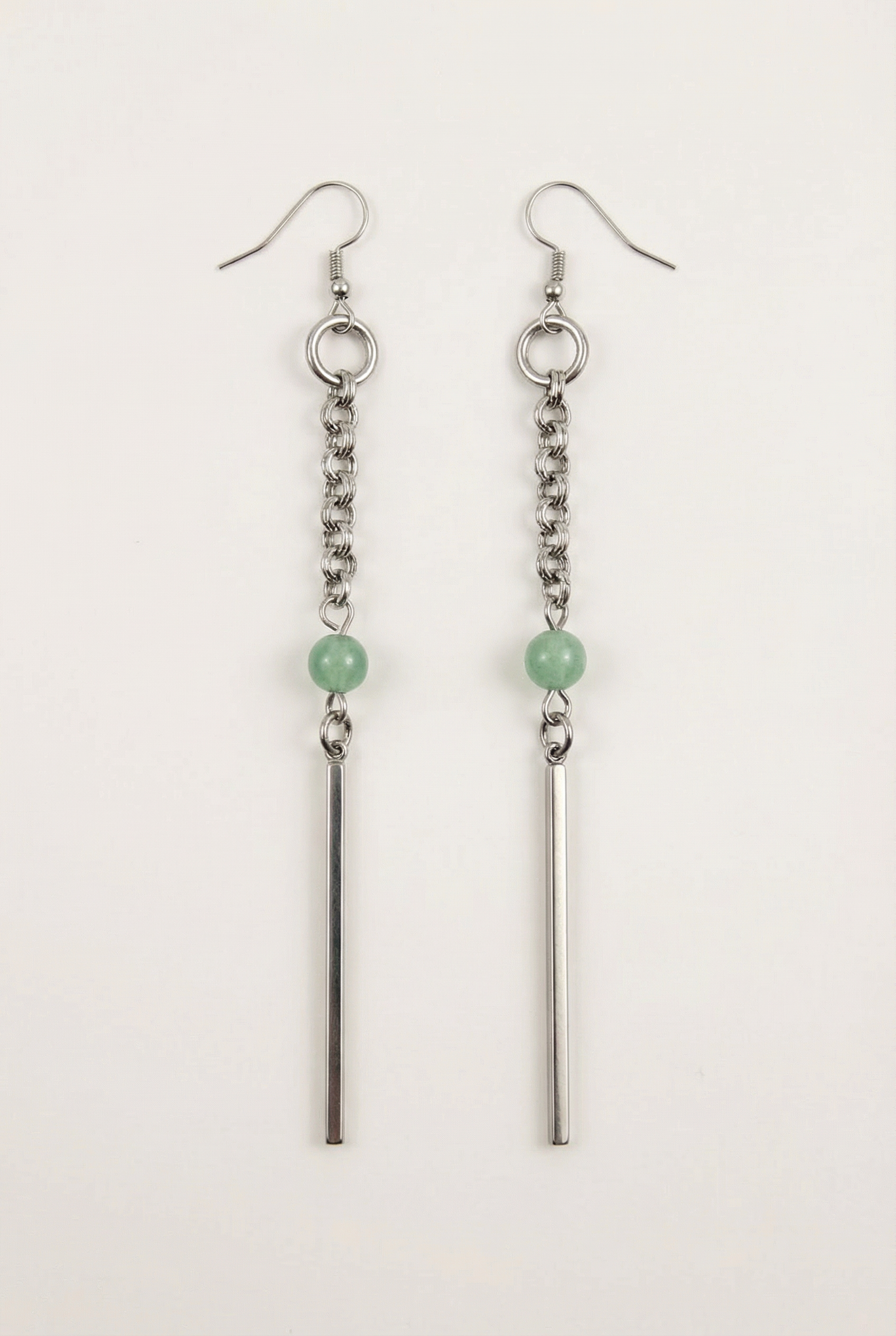 Boucles d’oreilles « jade »