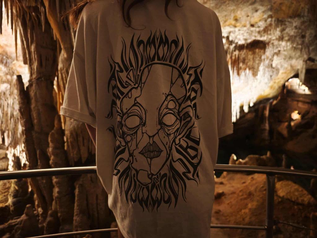 " Dimension " T-shirt oversize