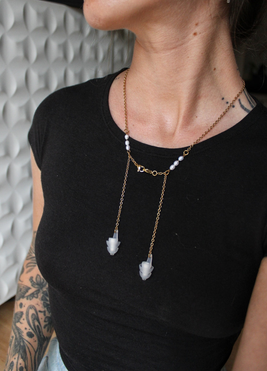 Collier pour bouchons d'oreilles